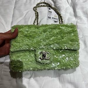 Chanel sequin flap bag Brand new